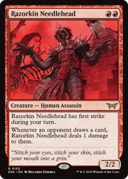standard red cards mtg Vilis, Broker of Blood