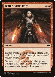 mtg ferocious cards Grimlock, Dinobot Leader // Grimlock, King [HasCon 2017] Foi (To scry 2 Can I pay ferocious cost