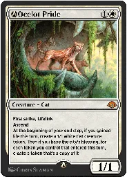 MTG オセロットの群れ 旧枠 旧枠仕様)オセロットの群れ/Ocelot Pride《英語》【MH3】