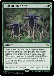 cloak top card of library mtg Cryptic Coat [50] [Murders at Karlov Manor] [Foil]  Face to Face Games set:mkc or set:mkm) o:cloak 