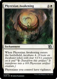 incubate cards mtg Gift of Compleation [March of the Machine] the Gathering (MTG) trading and collectible card game (TCG/CCG) Precon Upgrades for "Growing Threat"