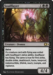 best delve cards mtg The Emperor of Palamecia // The Lord Master of Hell [FINAL FANTASY] main image 0