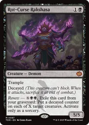 all demon cards mtg Trading Card Game Dark Ascension Rare Ravenous / Archdemon of Greed #71 Delirium At the beginning of your upkeep Demon | Magic: The Gathering