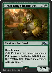 steal opponents cards mtg Ape // Zombie (011/036) Double-sided Token [Commander 2014 Tokens] main image 0