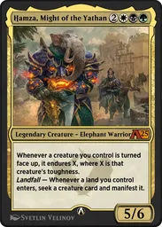 elephant mtg cards Magic The Gathering - Wilds of Eldraine - Commander Tokens main image 0