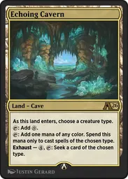 exhaust cards mtg Temple Garden Print main image 1