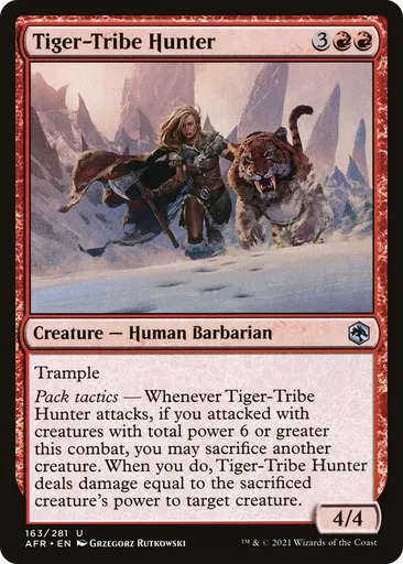 Tiger-Tribe Hunter - Adventures in the Forgotten Realms - MTG - Untapped.gg