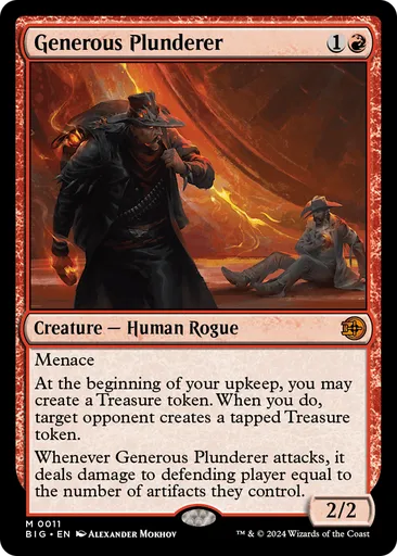 Generous Plunderer - The Big Score - MTG - Untapped.gg Generous Plunderer - The Big Score - MTG - Untapped.gg
