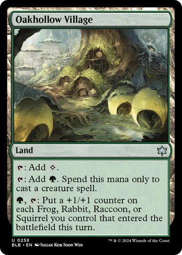 Oakhollow Village - Bloomburrow - MTG - Untapped.gg