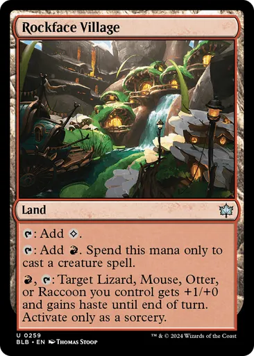 Rockface Village - Bloomburrow - MTG - Untapped.gg Rockface Village - Bloomburrow - MTG - Untapped.gg