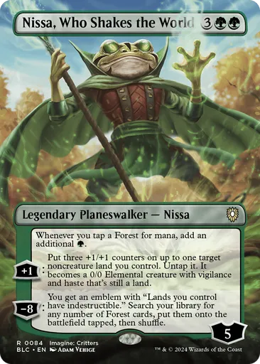 Nissa, Who Shakes the World - Bloomburrow Commander - MTG - Untapped.gg