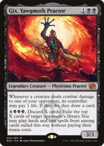 Gix, Yawgmoth Praetor - The Brothers' War - MTG - Untapped.gg Gix, Yawgmoth Praetor - The Brothers' War - MTG - Untapped.gg