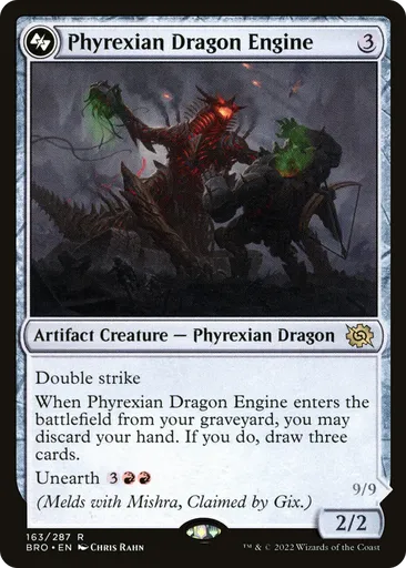 Phyrexian Dragon Engine - The Brothers' War - MTG - Untapped.gg