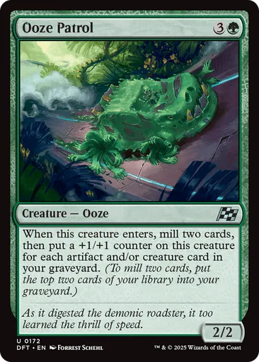 mtg ooze cards Ooze Patrol - Aetherdrift - MTG
