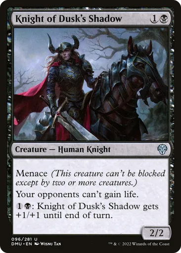 mtg 騎士 black 暮 ぼ 影 えい の騎 き 士 し - Dominaria United - MTG -