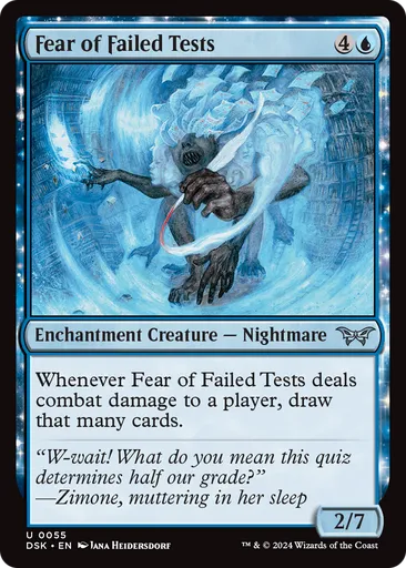 fear of cards mtg - 8th Edition discard a card Fear of Impostors - Duskmourn: