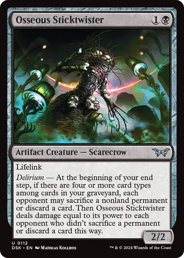 Osseous Sticktwister - Duskmourn: House of Horror - MTG - Untapped.gg