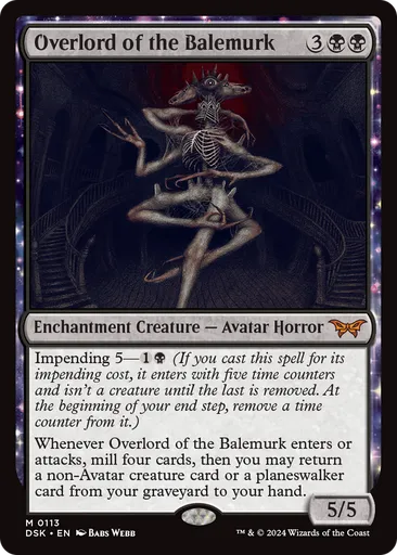 ダスクモーン：戦慄の館 ベイルマークの大主 日本語版Foil EX+](FOIL)(ショーケース枠)ベイルマークの大主/Overlord of the