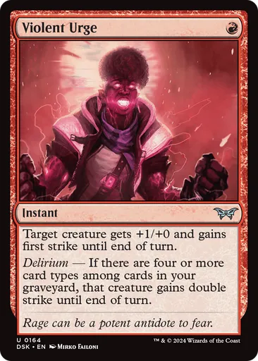 Impulso Violento - Duskmourn: House of Horror - MTG - Untapped.gg