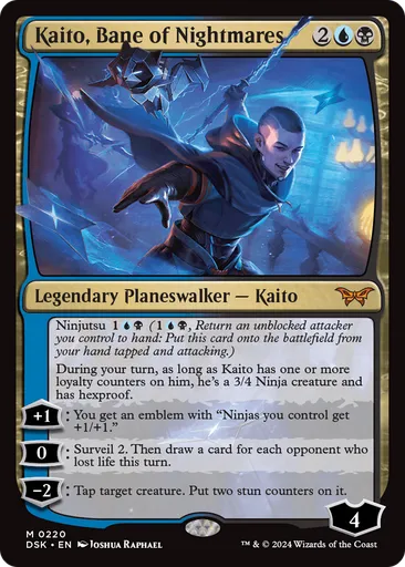 kaito cards mtg Kaito, Cunning Infiltrator