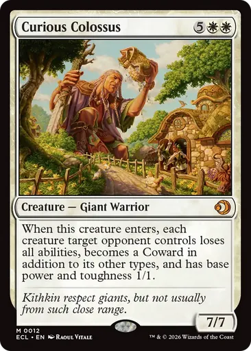 Curious Colossus - Lorwyn Eclipsed - MTG - Untapped.gg