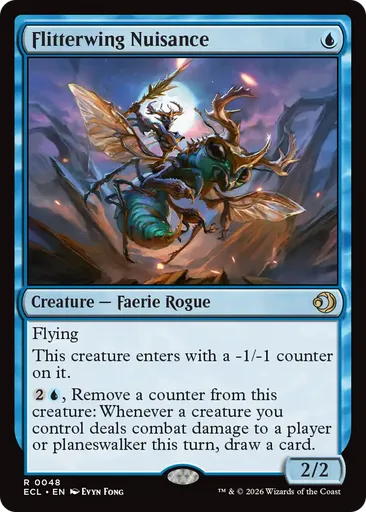 mtg cards that remove flying Flitterwing Nuisance - Lorwyn Eclipsed - Bloatfly Swarm | Magic: the