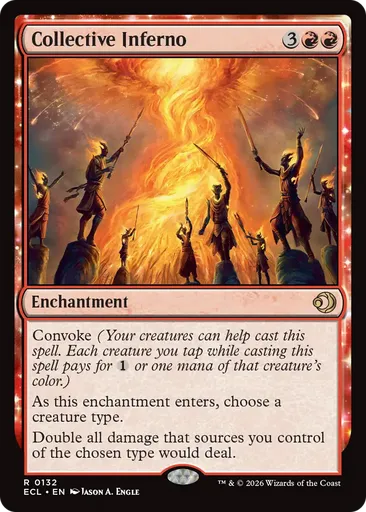 集(しゅう)団(だん)業(ごう)火(か) - Lorwyn Eclipsed - MTG - Untapped.gg