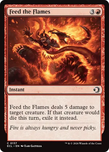 Feed the Flames - Lorwyn Eclipsed - MTG - Untapped.gg