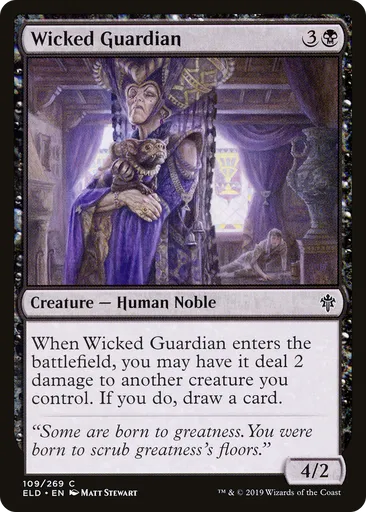 mtg wicked role cards Wicked Guardian - Throne of Eldraine - MTG