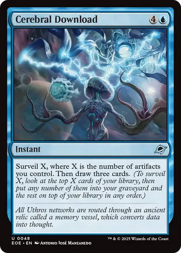 Cerebral Download - Edge of Eternities - MTG - Untapped.gg