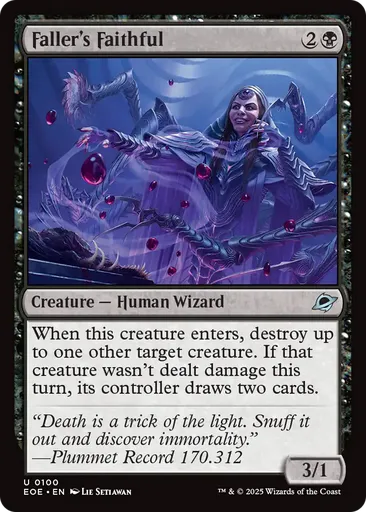 Faller's Faithful - Edge of Eternities - MTG - Untapped.gg