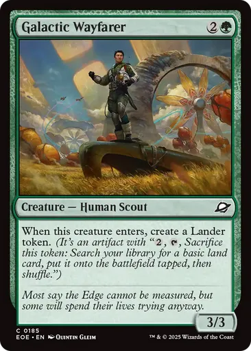 mtg lander cards Drone // (0005) Doubled-Sided Token [Edge of Eternities] Sacrifice this token Larval Scoutlander from Edge of