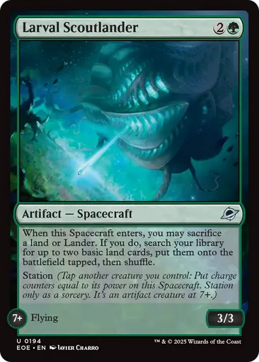 Larval Scoutlander - Edge of Eternities - MTG - Untapped.gg