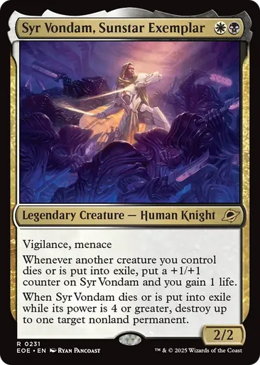 Syr Vondam, Sunstar Exemplar - Edge of Eternities - MTG - Untapped.gg