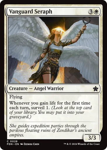 Vanguard Seraph - Foundations - MTG - Untapped.gg Vanguard Seraph - Foundations - MTG - Untapped.gg