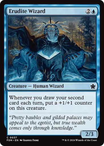 Erudite Wizard - Foundations - MTG - Untapped.gg