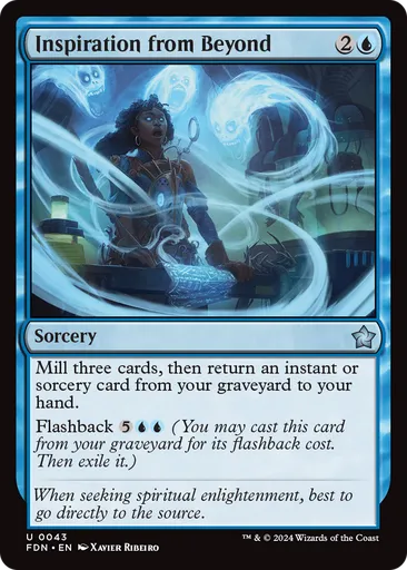 Inspiration from Beyond - Foundations - MTG - Untapped.gg