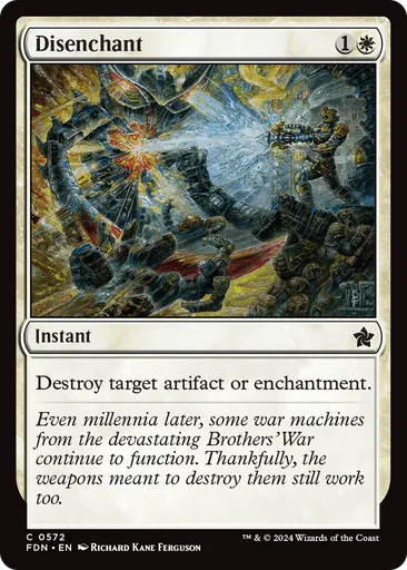 mtg arena can you disenchant cards Disenchant - Foundations - MTG