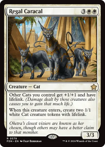 mtg foundations cat cards Magic The Gathering - Foundations - Arahbo, the First Fang (Extended Art) main image 0