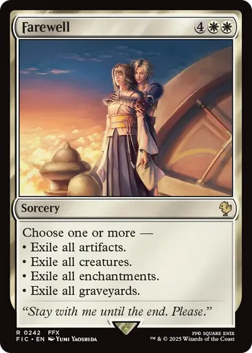 adios mtg card Abschied – Final Fantasy Commander – MTG