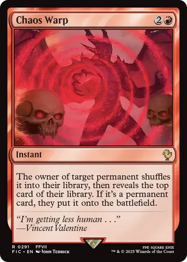 chaos card mtg Chaos Orb Over-Sized Card – Making Mythic main image 0