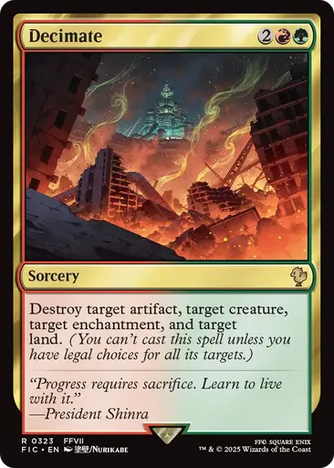Decimate - Final Fantasy Commander - MTG - Untapped.gg