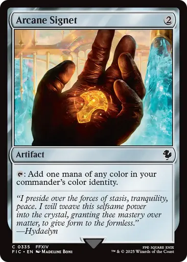 mtg signet cards Signets Mana Rocks Full Set All 10 Magic The Gathering Commander S Gray Gauntlet Games To feel no constraint but the four points of a compass Arcane Signet - Final Fantasy