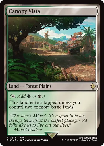 Canopy Vista - Final Fantasy Commander - MTG - Untapped.gg Canopy Vista - Final Fantasy Commander - MTG - Untapped.gg