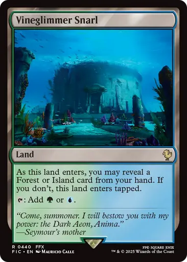 Vineglimmer Snarl - Final Fantasy Commander - MTG - Untapped.gg Vineglimmer Snarl - Final Fantasy Commander - MTG - Untapped.gg