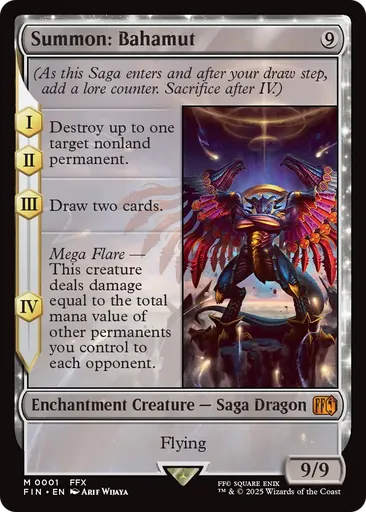 召(しょう)喚(かん)：バハムート - Final Fantasy - MTG