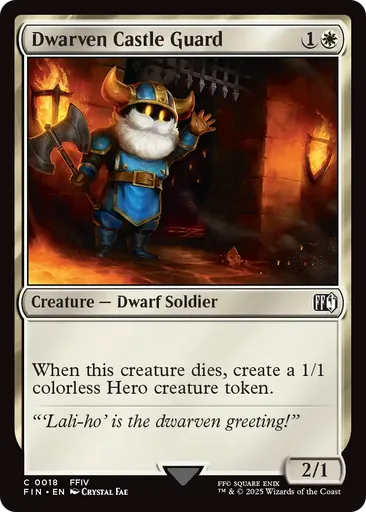 Dwarven Castle Guard - Final Fantasy - MTG - Untapped.gg