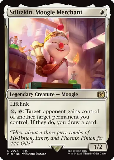 Stiltzkin, Moogle Merchant - Final Fantasy - MTG - Untapped.gg