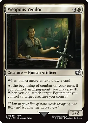 Weapons Vendor - Final Fantasy - MTG - Untapped.gg