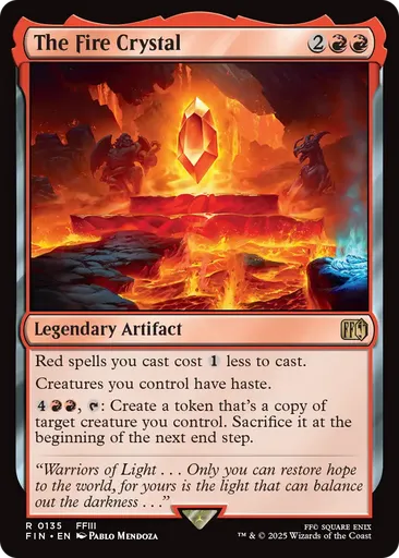 mtg final fantasy crystal cycle The "Crystal" is Looking WILD// // The Gathering (MTG) card images and symbols Wizards of the Coast The Fire Crystal - Final